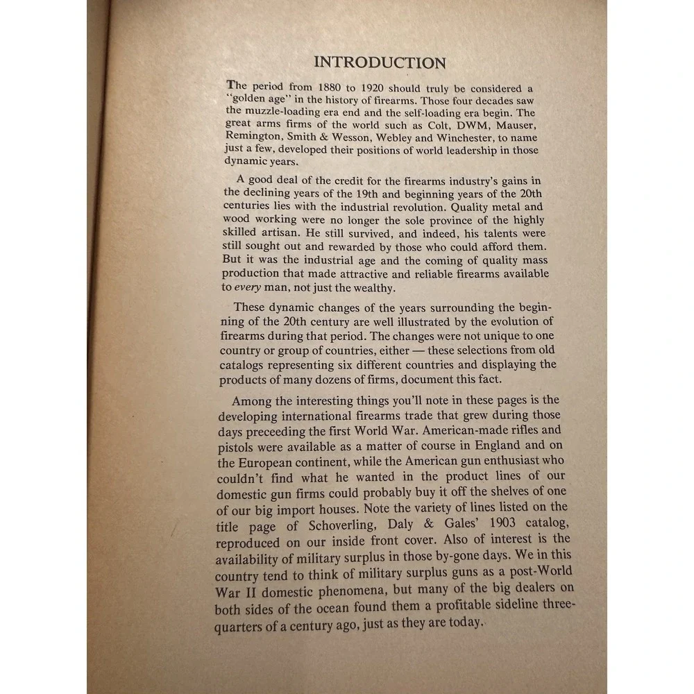 RARE SELECTIONS FROM OLD GUN CATALOGS 1880-1920 BY  JOSEPH SCHROEDER &GUN DIGEST